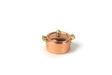 Vintage 1:12 Miniature Dollhouse Copper & Brass Stockpot