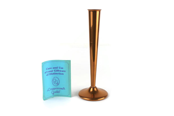 Vintage Coppercraft Guild Copper & Brass Bud Vase or Taper Candleholder