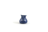 Artisan-Made Vintage 1:12 Miniature Dollhouse Blue Porcelain Pitcher Signed by CK