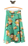 Anthropologie Green Floral "Decade by Decade Skirt" by Plenty by Tracy Reese, Size 6, Originally $148