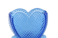 Vintage Degenhart Blue Glass Sweetheart Toothpick Holder