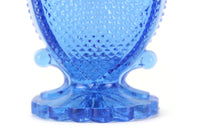 Vintage Degenhart Blue Glass Sweetheart Toothpick Holder