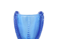 Vintage Degenhart Blue Glass Sweetheart Toothpick Holder