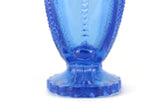 Vintage Degenhart Blue Glass Sweetheart Toothpick Holder