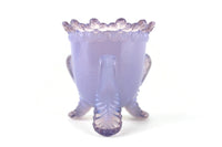 Vintage Degenhart Light Heliotrope Lavender Forget-Me-Not Toothpick Holder