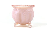 Vintage Degenhart Pink Glass Gypsy Pot Toothpick Holder