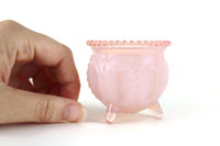 Vintage Degenhart Pink Glass Gypsy Pot Toothpick Holder