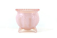 Vintage Degenhart Pink Glass Gypsy Pot Toothpick Holder