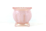 Vintage Degenhart Pink Glass Gypsy Pot Toothpick Holder