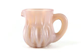 Vintage Degenhart Pink Glass Mini Pitcher Toothpick Holder