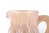 Vintage Degenhart Pink Glass Mini Pitcher Toothpick Holder