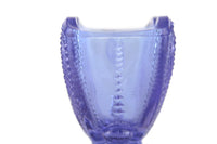 Vintage Degenhart Purple Blue Glass Sweetheart Toothpick Holder