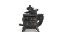 Vintage Die Cast Metal Queen Dollhouse Stove