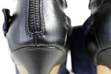 Anthropologie Rare "Oleander Heels" by Dolce Vita, Size 9, Navy Blue & Black, Originally $188