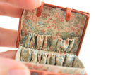 Artisan-Made Vintage Brown 1:12 Miniature Dollhouse Suitcase or Luggage
