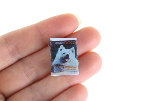 Vintage 1:12 Miniature Dollhouse Book of Dogs