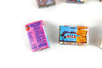 Vintage 1:12 Miniature Dollhouse Food Lot - Set of 6 Boxed Foods