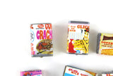 Vintage 1:12 Miniature Dollhouse Food Lot - Set of 6 Boxed Foods