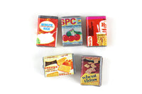 Vintage 1:12 Miniature Dollhouse Food Lot - Set of 12 Boxed Food & Cans
