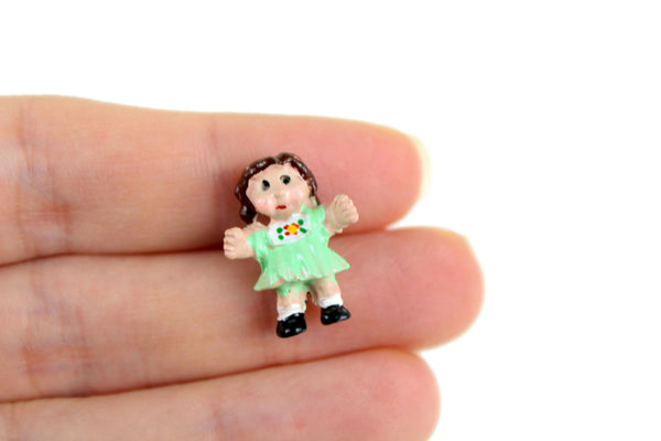 Vintage 1:12 Miniature Dollhouse Cabbage Patch Doll Toy Figurine