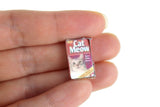 Vintage 1:12 Miniature Dollhouse Cat Meow Cat Food Box