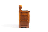 Vintage 1:12 Miniature Dollhouse Wooden Dry Sink