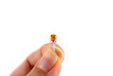 Artisan-Made Vintage 1:12 Miniature Dollhouse Duck Baby Rattle