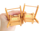 Vintage 1:12 Miniature Dollhouse Patio Table & Chair Set