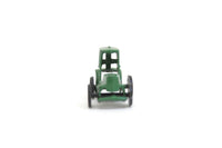 Vintage Miniature Dollhouse Green Metal Toy Tractor