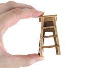 Vintage Miniature Dollhouse Wooden Ladder