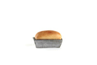 Vintage 1:12 Miniature Dollhouse Loaf of Bread in Silver Bread Pan