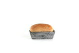 Vintage 1:12 Miniature Dollhouse Loaf of Bread in Silver Bread Pan