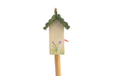 Artisan-Made Vintage Hand-Painted 1:12 Miniature Dollhouse Birdhouse or Bird Feeder