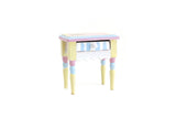 Vintage 1:12 Miniature Dollhouse Pastel Painted End Table, Side Table or Nightstand
