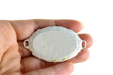 Artisan-Made Vintage 1:12 Miniature Dollhouse Platter of Shrimp & Seashell-Shaped Shrimp Jelly