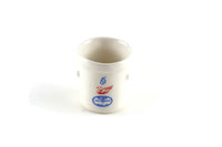 Vintage 1:12 Miniature Dollhouse White Pottery Crock