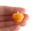Vintage 1:12 Miniature Dollhouse Ceramic Pumpkin Dish