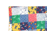 Vintage 1:12 Miniature Dollhouse Patchwork Quilt or Bedspread & Matching Pillows