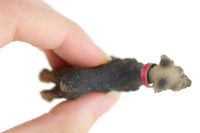 Miniature Dollhouse 1:12 Pet Schnauzer Dog Figurine