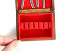 Vintage 1:6 Miniature Dollhouse Boxed Silverware Set