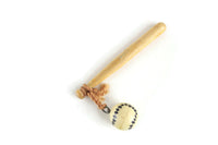 Vintage 1:12 Miniature Dollhouse Wooden Baseball Bat & Baseball