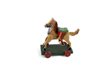 Vintage 1:12 Miniature Dollhouse Wooden Toy Ride On Horse