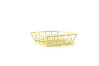 Vintage 1:12 Miniature Dollhouse Yellow Dish Rack