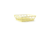 Vintage 1:12 Miniature Dollhouse Yellow Dish Rack