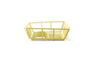 Vintage 1:12 Miniature Dollhouse Yellow Dish Rack