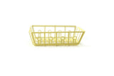 Vintage 1:12 Miniature Dollhouse Yellow Dish Rack