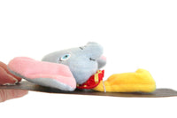 New Vintage Disney Store Exclusive Dumbo the Elephant Plush Baby Wrist Rattle