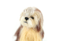 Artisan-Made Vintage 1:12 Miniature Dollhouse Sheepdog Figurine