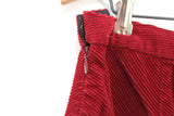 Vintage GAP Brick Red Corduroy A-Line Midi Skirt
