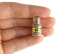 Vintage 1:12 Miniature Dollhouse Glass Paprika Spice Jar